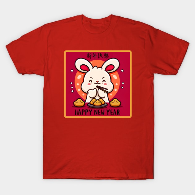 Chinese New Year - Year of the Rabbit T-Shirt by Unified by Design